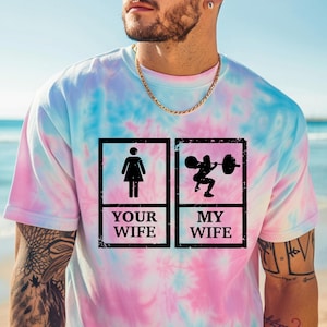 Minha esposa faz exercícios svg | Sua esposa vs minha esposa SVG | Arquivo de corte de camiseta do marido | Camiseta orgulhosa do marido svg | DOWNLOAD DIGITAL