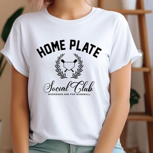 Baseball Mom SVG | Homeplate Social Club Cut File | Baseball Team Shirt file for Cricut | DIGITAL DOWNLOAD