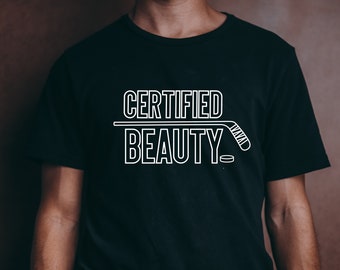 Certified Beauty Hockey SVG: Kid Shirt Cut File (digital Download