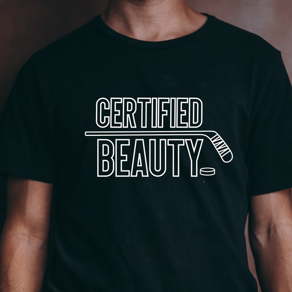 Certified Beauty Hockey SVG | Hockey Kid Shirt Cut File | | Hockey Dad tshirt | Hockey svg | DIGITAL DOWNLOAD