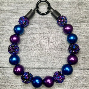 Mystic Night, Beaded Dog Collar (20mm Beads)