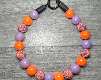 Trick or Treat, Beaded Dog Collar (20mm Beads)