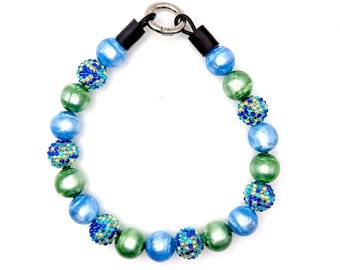 Ocean Reef, Beaded Dog Collar
