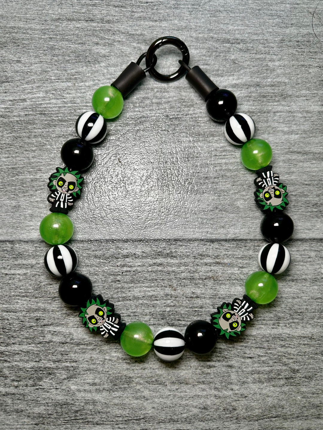 Beetlejuice Beaded Dog Collar - Etsy