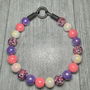 Bubblegum, Beaded Dog Collar