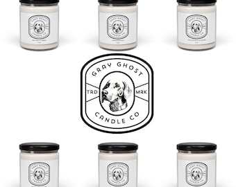 Gray Ghost Candle Co 9 oz Scented Candles, Choose from 6 different scents, Cozy home decor