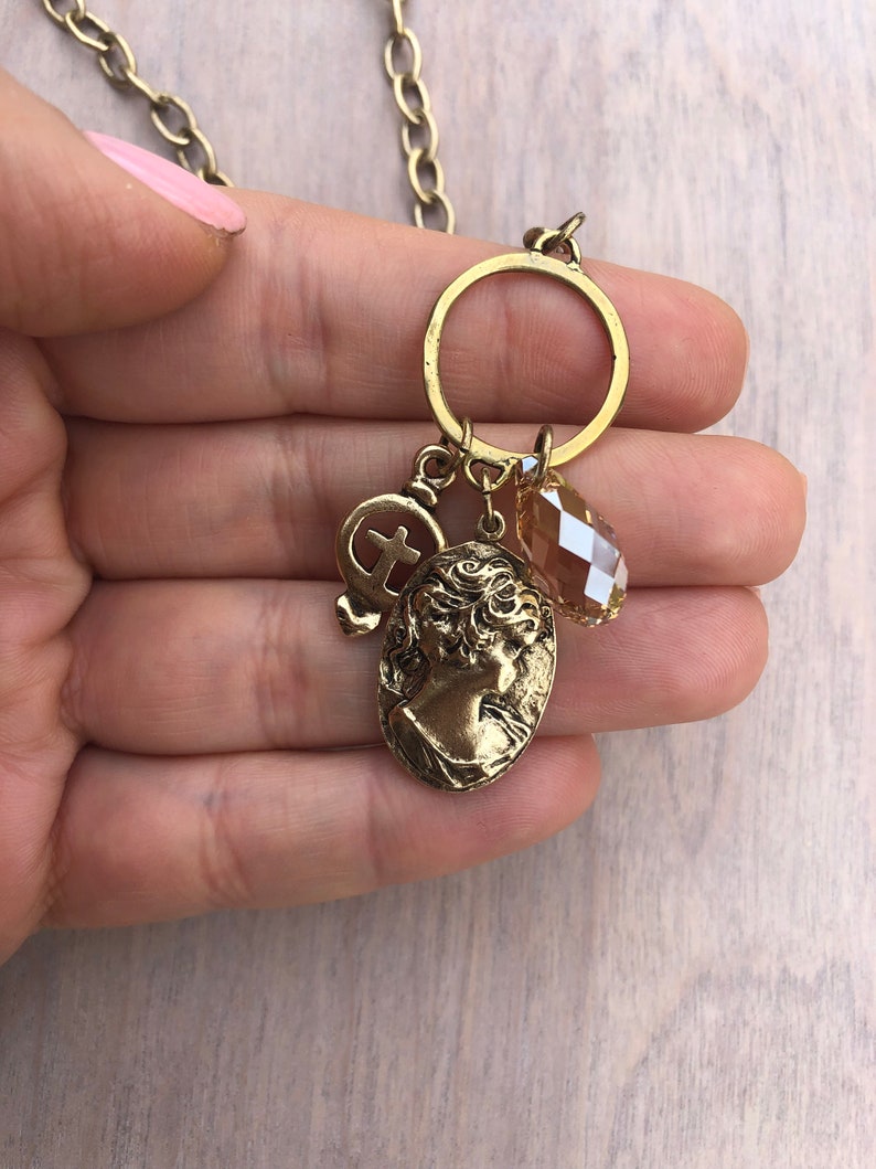 Cameo Charm Necklace