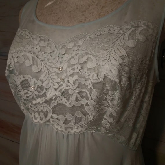 50s 60s Vintage Bridal Nightgown| Vintage Honeymo… - image 1