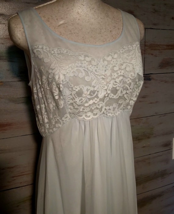50s 60s Vintage Bridal Nightgown| Vintage Honeymo… - image 3
