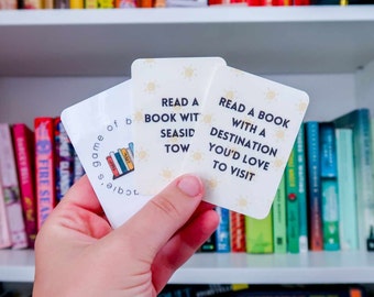 Summer TBR Cards Printable | To Be Read | What To Read Next | Card Deck | TBR Game | Book Gift | Bookish Gifts | Reader Present | TBR Jar