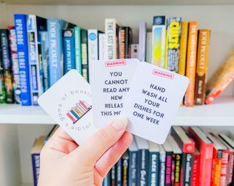 Punishment TBR Cards Printable | To Be Read | What To Read Next | Card Deck | TBR Game | Bookish Gifts | Reader Present | TBR Jar