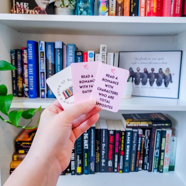 Romance TBR Cards | To Be Read | What To Read Next | Card Deck | TBR Game | Book Gift | Bookish Gifts | Reader Present | TBR Jar