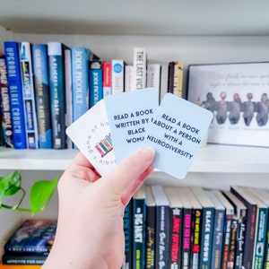 Cartes Diversity TBR imprimables | À lire | Que lire ensuite | Jeu de cartes | Jeu TBR | Réserver un cadeau | Cadeaux livresques | Lecteur présent | Pot TBR