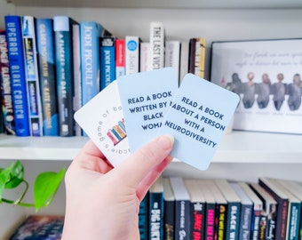 Diversity TBR Cards Printable | To Be Read | What To Read Next | Card Deck | TBR Game | Book Gift | Bookish Gifts | Reader Present | TBR Jar