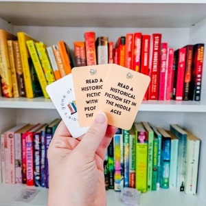 Cartes TBR de fiction historique imprimable | À lire | Que lire ensuite | Jeu de cartes | Jeu TBR | Cadeaux livresques | Lecteur présent | Pot TBR
