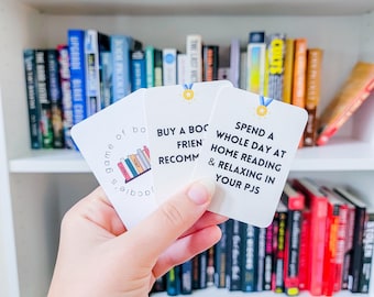 Reward TBR Cards Printable | To Be Read | What To Read Next | Card Deck | TBR Game | Book Gift | Bookish Gifts | Reader Present | TBR Jar