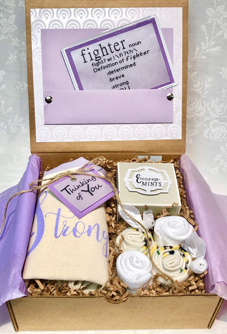 Care Package for Her Purple Theme Post Surgery Recovery Etsy