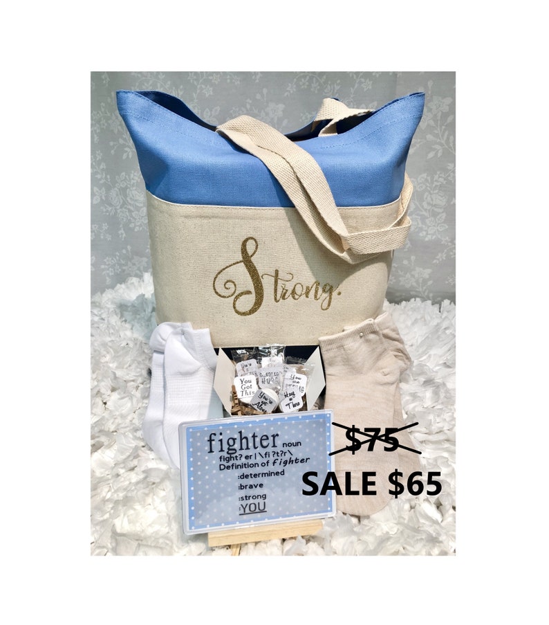 Care Package for Her Blue Theme Post Surgery Recovery Gift