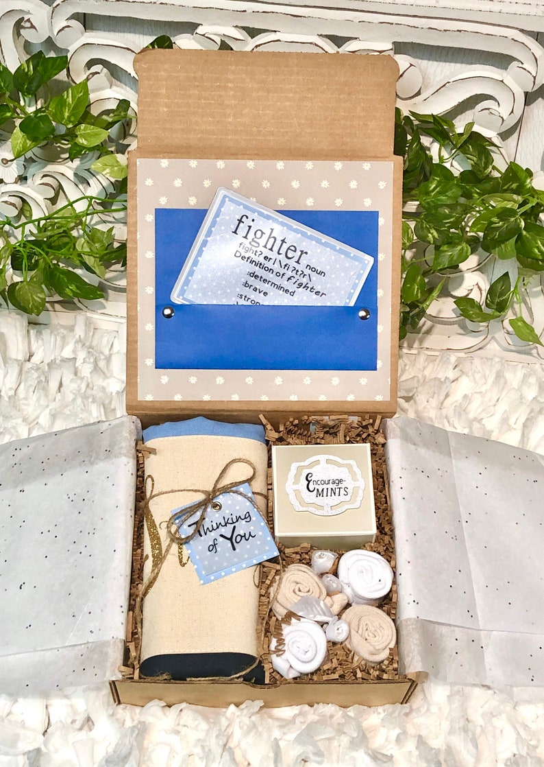 Care Package for Her Blue Theme Post Surgery Recovery Gift