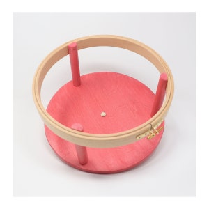 Tuli-Hoops 10&quot; Color-Wash Embroidery Hoop - Raspberry