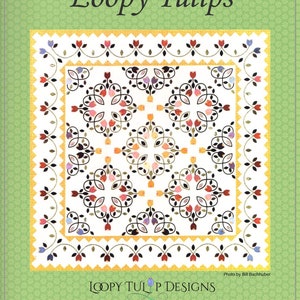 Loopy Tulips Appliqué Quilting Pattern