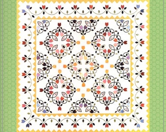 Loopy Tulips Appliqué Quilting Pattern