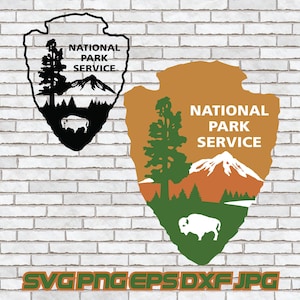 National Park Service svg, Park Service png, Digital Download, Cut File, Forestry, Camping, Service, Department, Outdoor, United States
