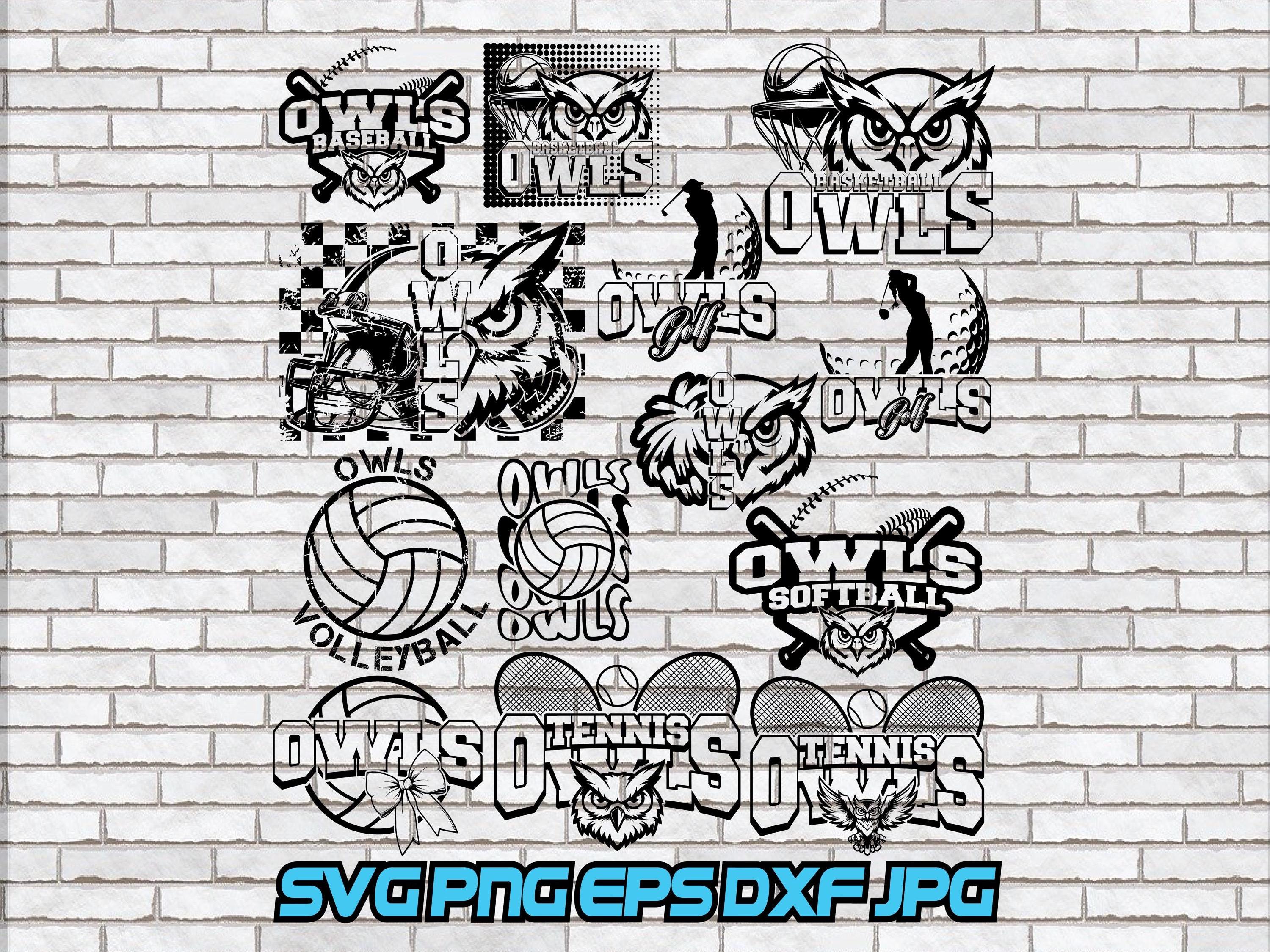 Owls Athletics, Sport, Owls svg, Owls png, Softball, Cheer, Baseball, Basketball, Football, Golf, Vo