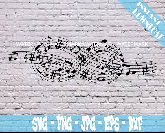 Music Note SVG Cut File Music Note Art for Teacher Gift Sheet