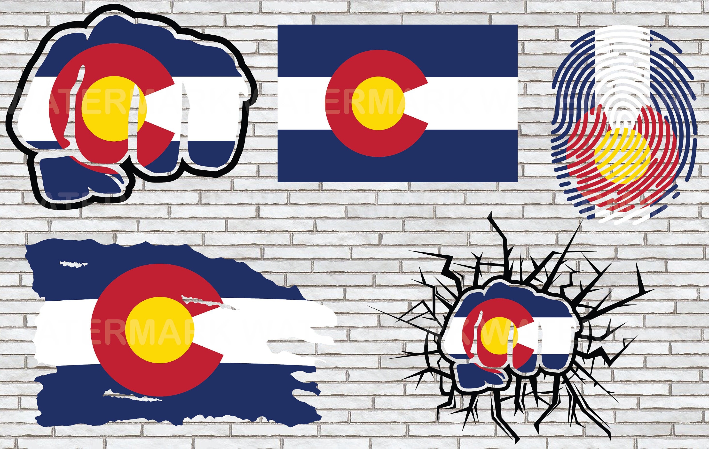 Colorado SVG Bundle, Colorado Flag SVG Files, Colorado Mountain Clipart ...