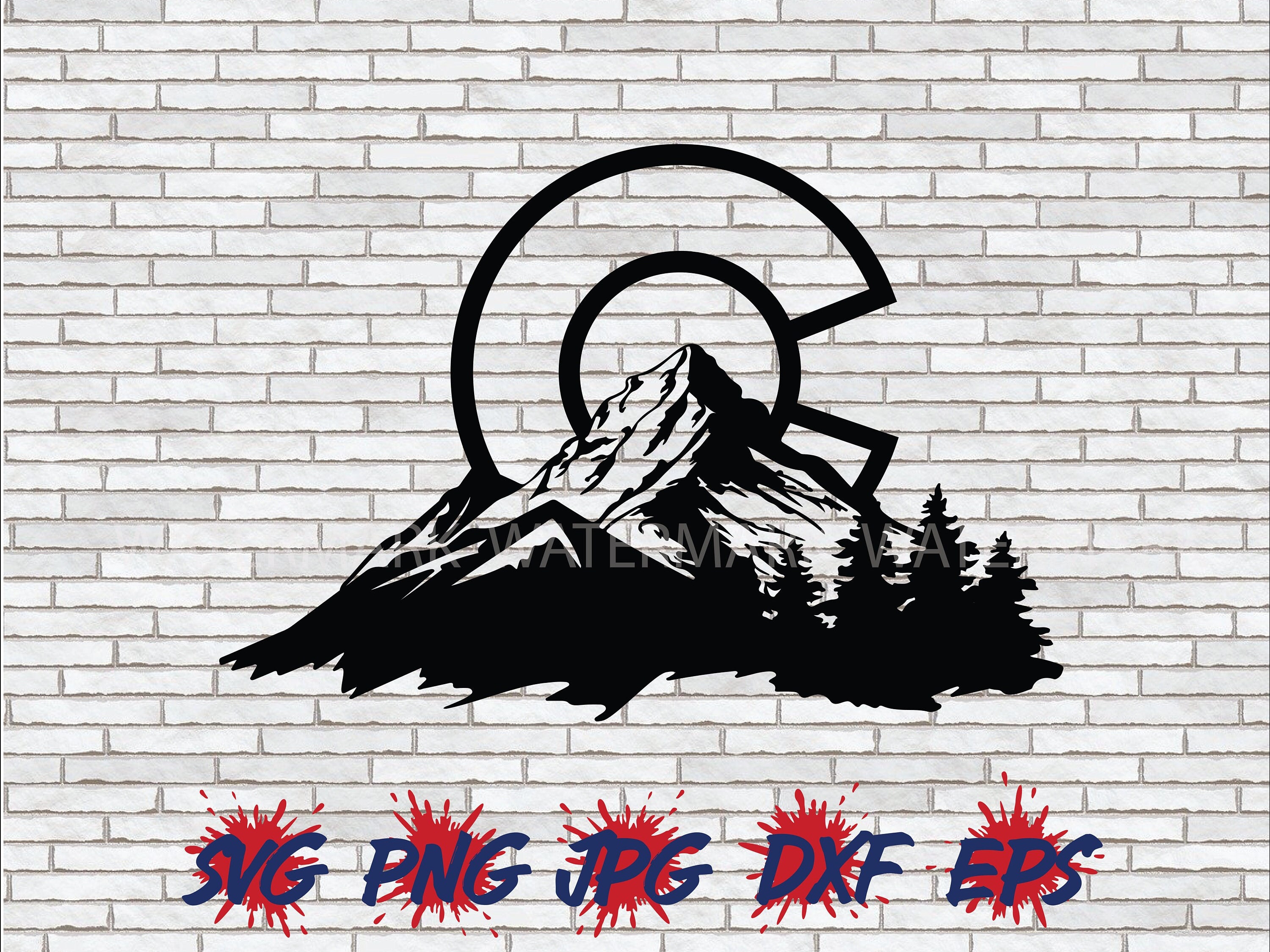 Colorado SVG, Colorado Mountains Png, Colorado USA Shirt Design Cut File Cricut Silhouette Denver Aurora Rocky Hiking Camping State Flag Jpg