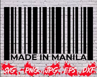 Made in Manila Svg Filipino Svg Philippines Png Philippines Svg Pinoy Art Filipino Shirt Design Made in Philippines Svg files for Cricut