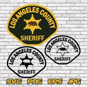 La County Sheriff Patch - Etsy