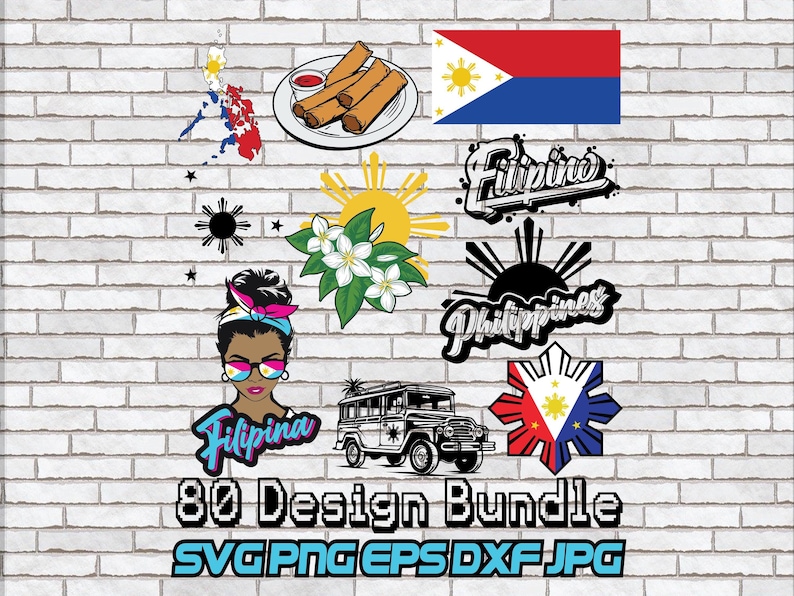 Filipina Graphics Filipino Png Bundle, Philippines Svg, Digital Download Designs ...