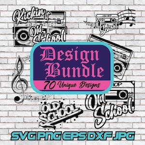 Music Teacher svg, Choir Notes Clipart Sublimation 90's 80's Old School, Gift for Singing Lover, Band, Concert, Circle Monogram, Hip Hop png