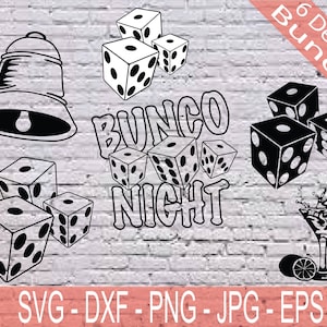 Bunco SVG Bundle, Bunco Printables, Bunco SVG, Bunco PNG, Bunco, Bunco Würfel, Bunco Geschenke, Bunco Nacht