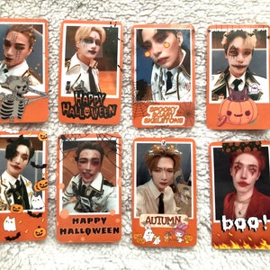 ATEEZ HALLOWEEN Photocards (shiny laminated)