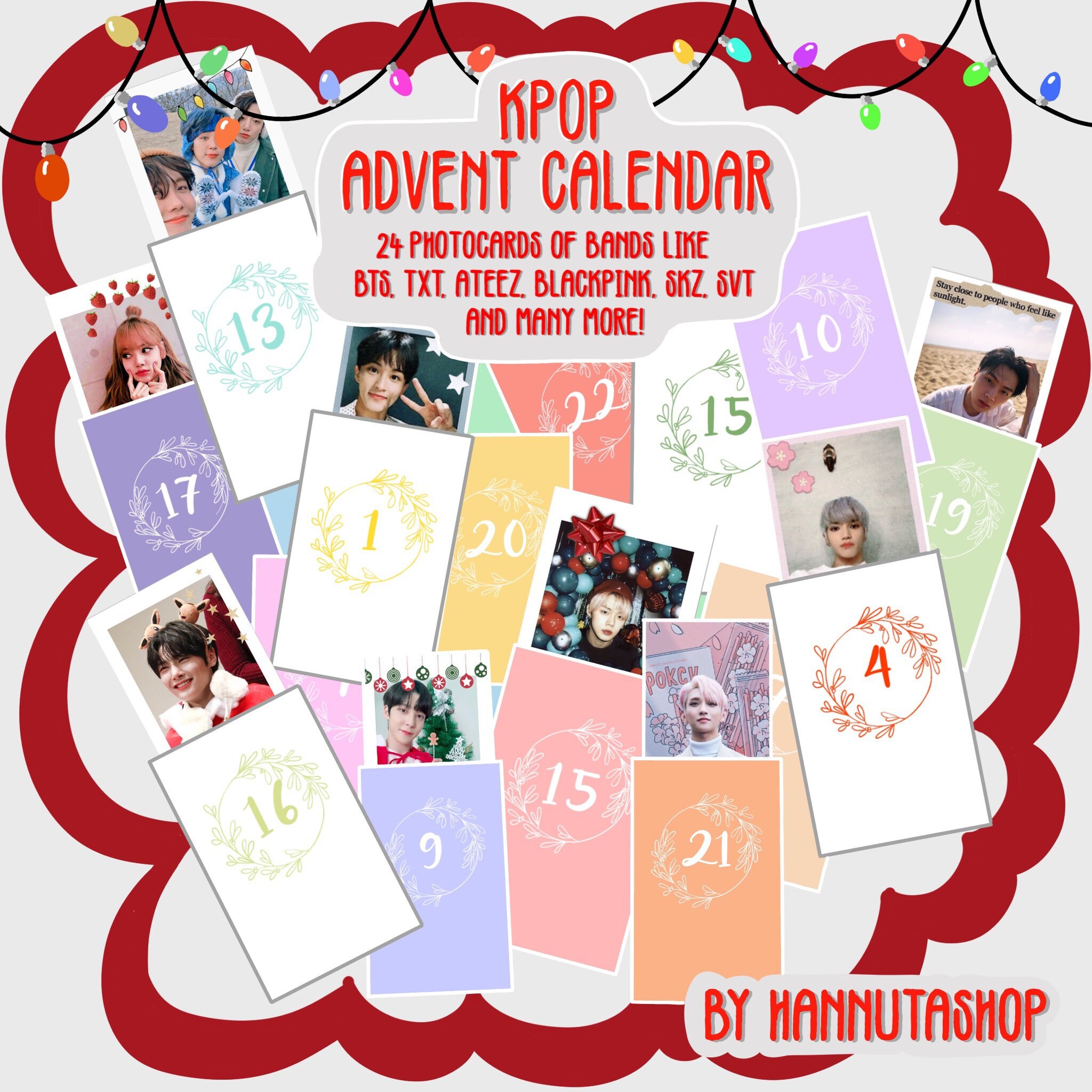 Kpop Advent Calendar - Etsy