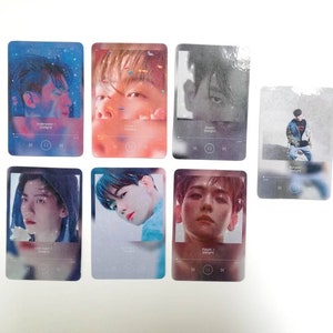 BAEKHYUN EXO kawaii Photocards with backprint  (shiny laminated)