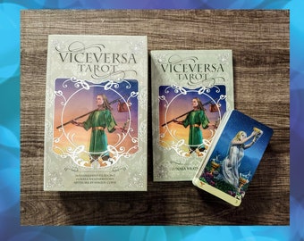 Tarot Cards Deck Game Vice Versa Tarot Cards,with Velvet Storage Bag
