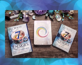 Oracle of the 7 Energies Boxed Deck I New Deck and Guidebook I Colorful Chakra Oracle Cards I Colette Baron Reid Oracle