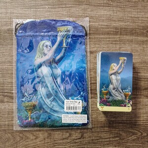 Kit de Tarot Vice Versa en caja + Bolsa de satén + Caja sellada nueva + Baraja con guía y bolsa de satén