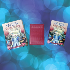 Alice im Wunderland Orakel Boxed Kit I Neues Boxed Deck und Ratgeber I Grinsekatze I Rote Königin I Weißes Kaninchen