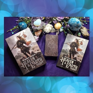Caja de Tarot Cielo y Tierra I Arte de Jack Sephiroth I Tarot Mítico Celta