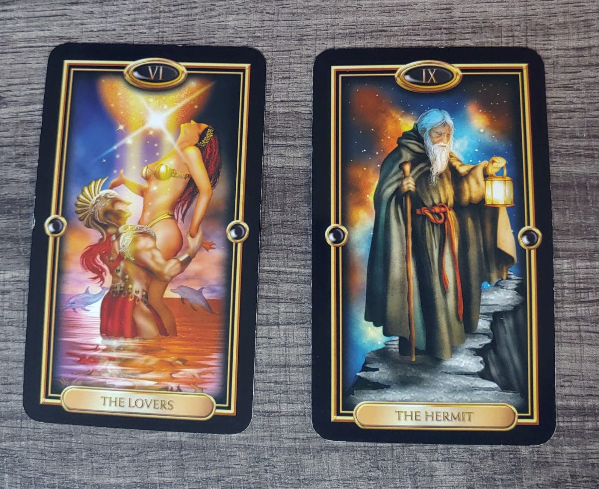 Easy Tarot Kit Gilded Tarot Deck and Book Beginner Tarot Kit Etsy