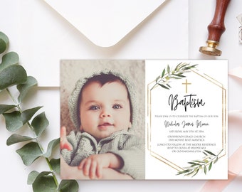 Baptism Invitation Etsy