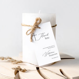 Taufe Favor Tag Minimalist Vorlage Religiöse Favor Tag Printable Moderne Taufe Tag Instant Download Taufe Tag Simple Templett P93