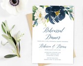 Rehearsal Dinner Invitation, Editable Wedding Rehearsal Dinner Invite, Printable Rehearsal Invitation, Editable Rehearsal Invitation, P19