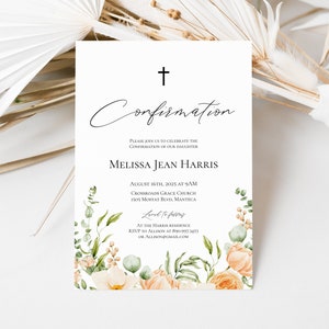 Confirmation Invitation Template Digital Confirmation Invitation for ...