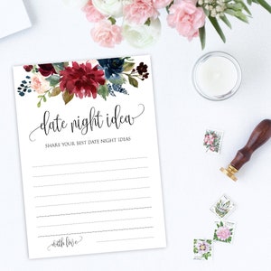 Idées de soirée de rendez-vous en Bourgogne, cartes d’idées de soirée de rendez-vous, conseils de soirée de rendez-vous de mariage, cartes de soirée de rendez-vous, jeu de douche nuptiale, téléchargement instantané, P16
